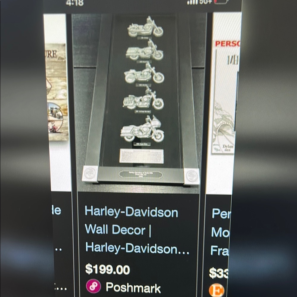 Harley-Davidson Motorcycle Wall Decor